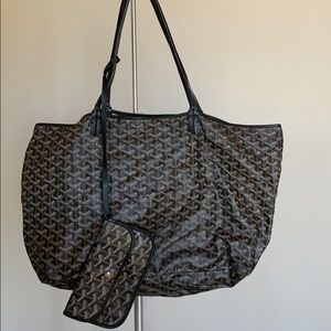 Authentic Goyard shoulder tote